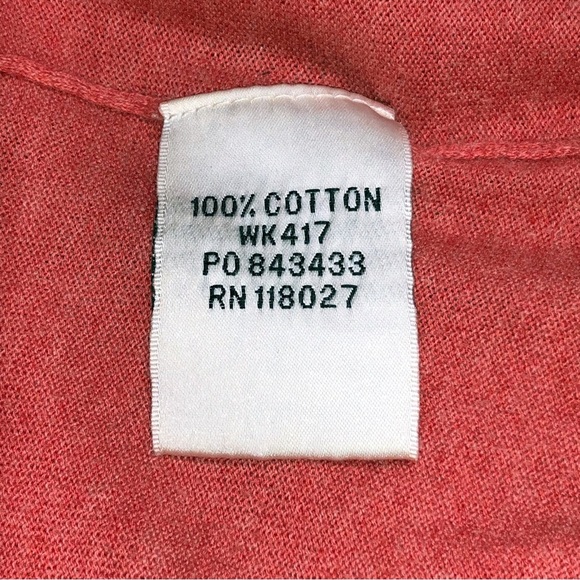 Boden Pink/Coral Ruffled Button Front Cardigan Blouse Size 12 - Picture 7 of 13